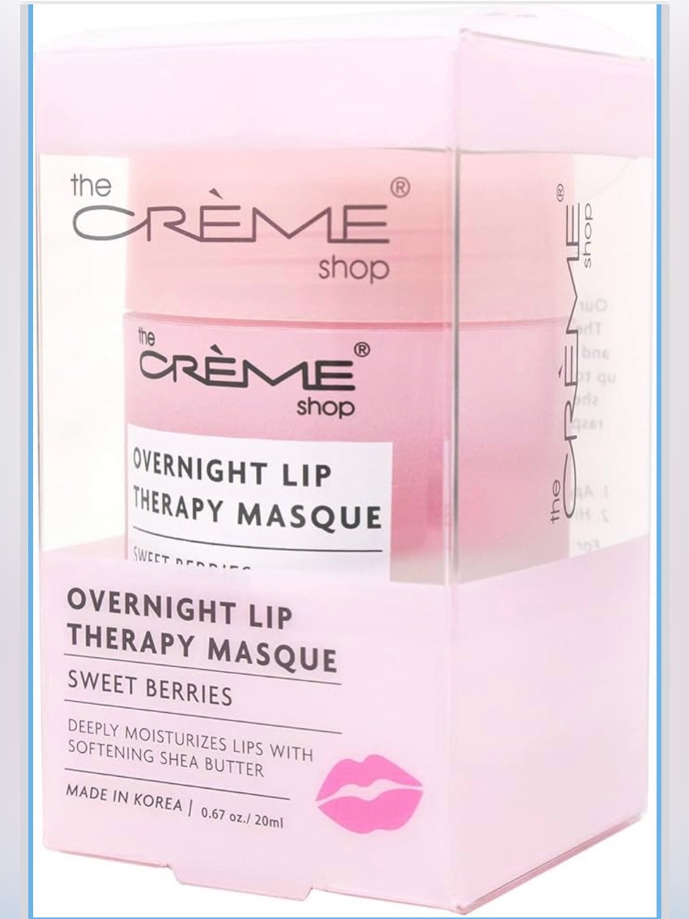 The Crème Shop Overnight Lip Therapy Masque (Sweet Berries)